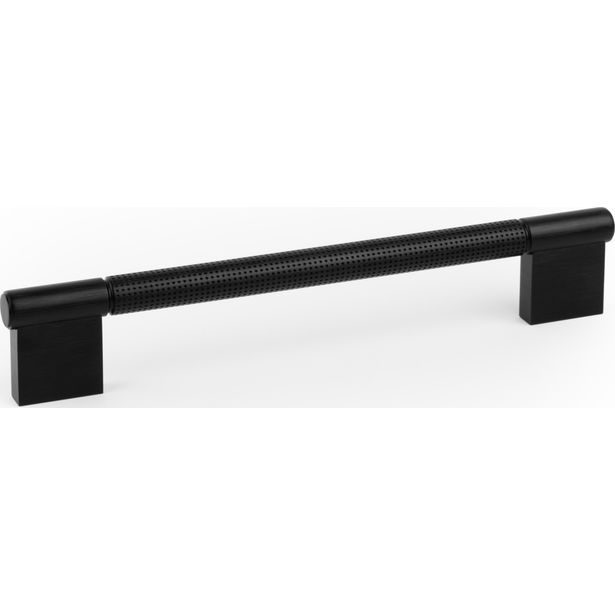 Lankavedin Beslag Design Point, 228x10x40.9mm, cc192mm, harjattu musta