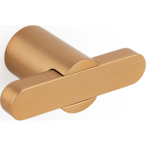 Nuppivedin Beslag Design T Fusion, 58 mm, harjattu messinki