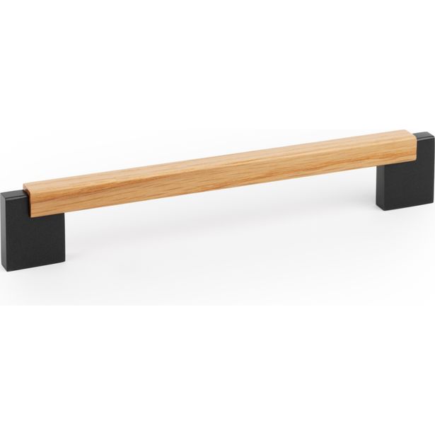 Lankavedin Beslag Design Duo Mini, 194.6x35x12mm, cc160mm, tammi/laavanharmaa