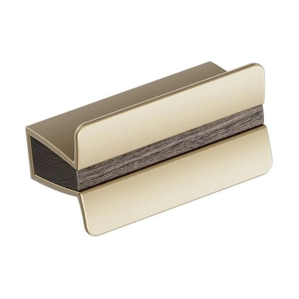 Vedin Beslag Design Papillion cc32mm tumma petsattu tammi/mattamessinki