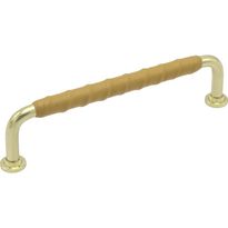 Lankavedin Beslag Design, 142x7x34mm, nahka/messinki