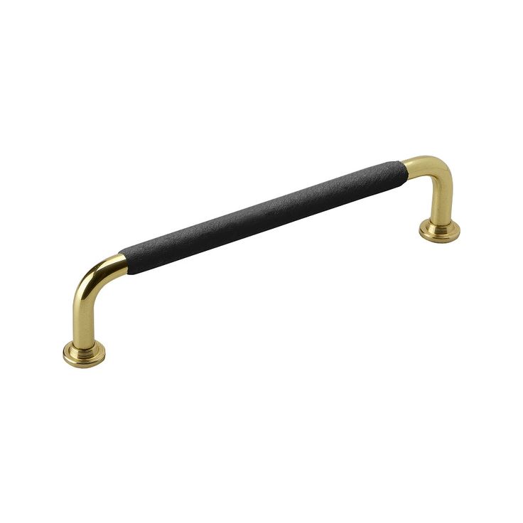 Lankavedin Beslag Design 1353, 142x7x34mm, messinki/musta nahkapidike