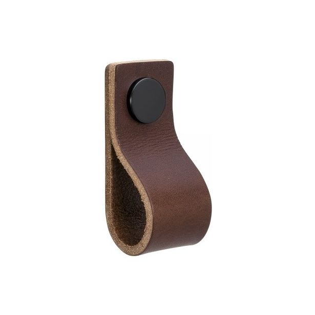 Vedin Beslag Design Loop, nahka, ruskea/musta