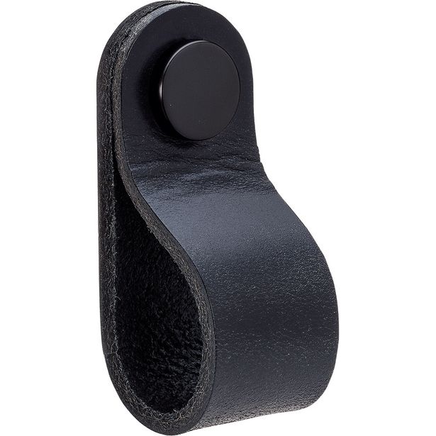 Vedin Beslag Design Loop Round, nahka, musta