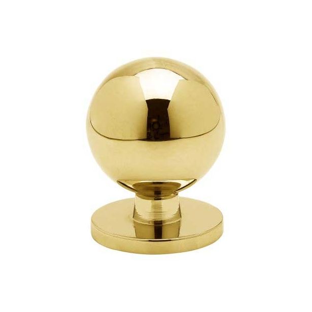 Nuppivedin Beslag Design Solliden, Ø25x27 mm, messinki