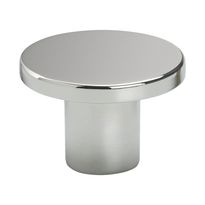 Nuppivedin Beslag Design Como, Ø 26x18 mm, kromi, Verkkokaupan poistotuote