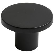 Nuppivedin Beslag Design Como, Ø 26x18 mm, mattamusta