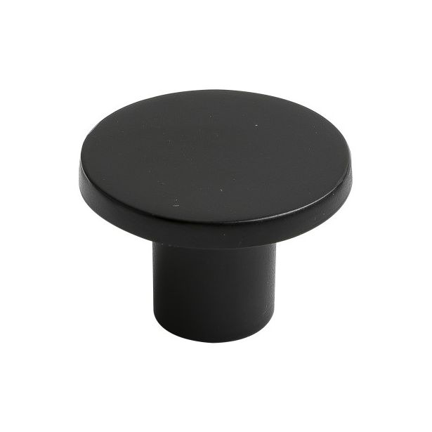 Nuppivedin Beslag Design Como, Ø 26x18 mm, mattamusta