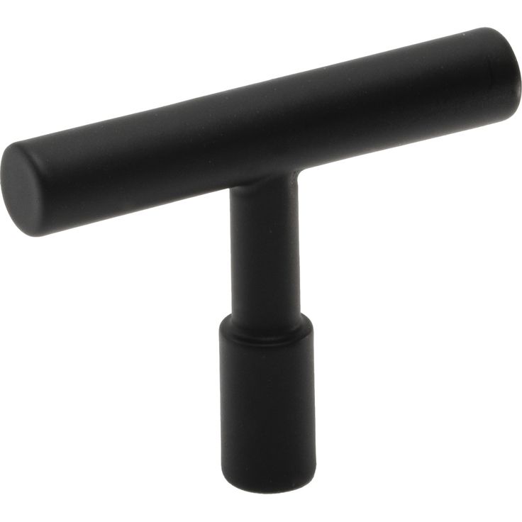 Nuppivedin Beslag Design T Spira, 41x31.5x7mm, harjattu musta