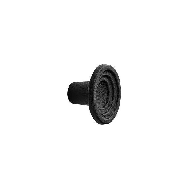 Nuppivedin Beslag Design Fleur, Ø46x30mm, musta