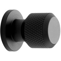 Nuppivedin Beslag Design Manor Round, Ø30mm, musta
