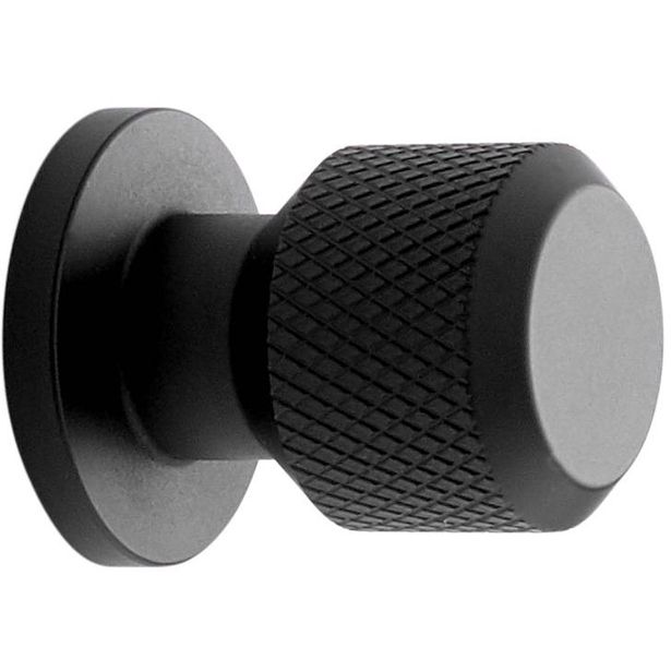 Nuppivedin Beslag Design Manor Round, Ø30mm, musta