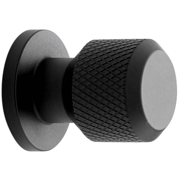 Nuppivedin Beslag Design Manor Round, Ø30mm, musta