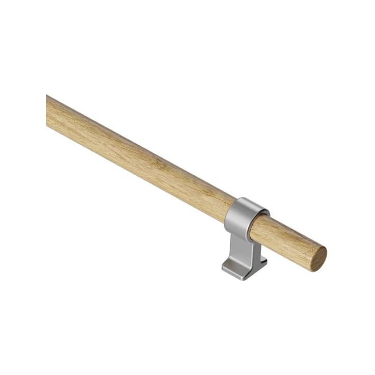 Lankavedin Beslag Design Bond, 1178x20x38,5mm, cc2x544mm, tammi/teräksen värinen 