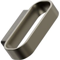 Lankavedin Beslag Design Race, 64x35x13mm, cc32mm, tumma tammi/harjattu messinki