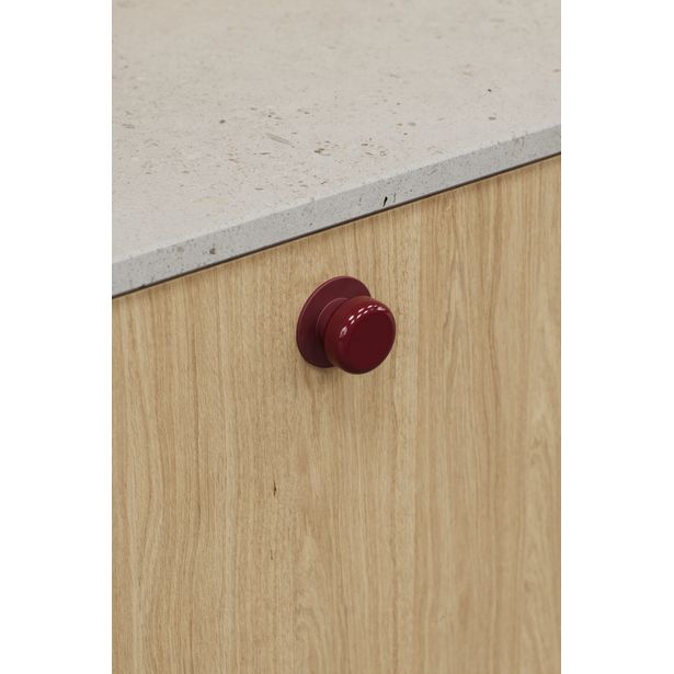 Nuppivedin Beslag Design Colette, Ø50mm, kiiltävä punainen