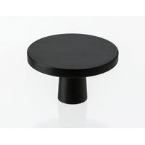 Nuppivedin Beslag Design Plato, Ø42x24mm, musta