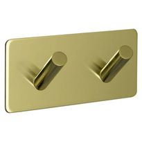 Pyyhekoukku Beslag Design Base 200, 2-osainen, kiiltävä messinki