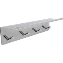 Koukkulista hyllyllä Beslag Design Base, kromi