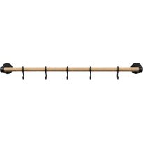 Keittiöteline Beslag Design Aveny, 600 mm, tammi/mattamusta