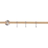 Keittiötelineen jatkotanko Beslag Design Aveny, 600 mm, tammi/ruostumaton teräs