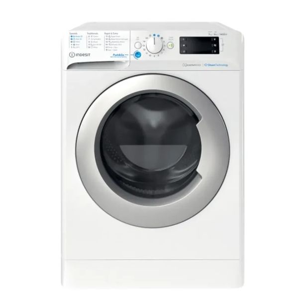 Kuivaava pesukone Indesit BDE76435WSVEE, 60cm, valkoinen