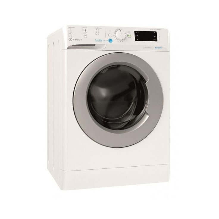 Kuivaava pyykinpesukone Indesit BDE864359EWSEU, 8/6kg, 1400rpm