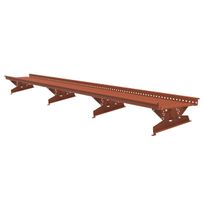 Kattosiltapaketti tiilikatolle Benders, 3000x350mm, tiilenpunainen
