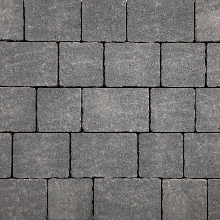 Pihakivi Benders Ocala Antik 50 mm, lajitelma 3 kokoa, grafiitti