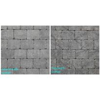 Pihakivi Benders Labyrint/Troja Antik Puolikivi 105x140x50 mm, grafiitti