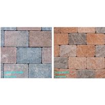 Pihakivi Benders Labyrint/Troja Antik Puolikivi 105x140x50 mm, terramix