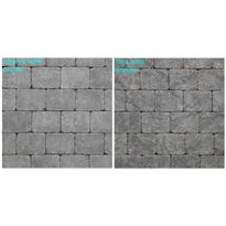 Pihakivi Benders Labyrint/Troja Antik Makro 210x210x50 mm, grafiitti