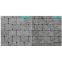 Pihakivi Benders Labyrint/Troja Antik Mikro 140x140x50 mm, grafiitti