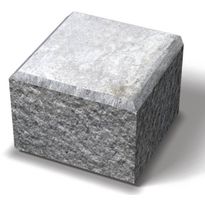 Päätykivi Benders Megaloc 200x200x150 mm, grafiitti