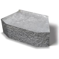 Muurikivi Benders Megastone 150 pyöreäksi lohkottu, harmaa