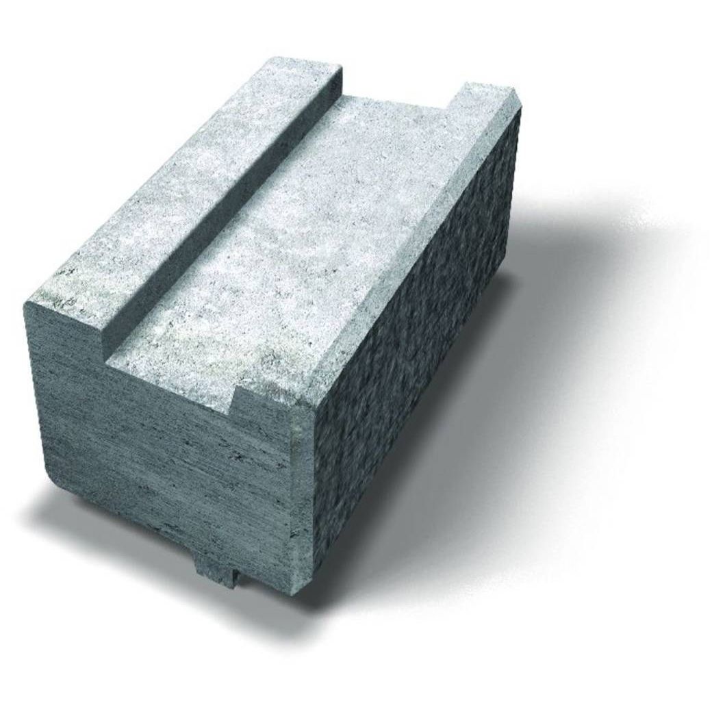 Muurikivi Benders Megawall Garden 400x200x150 mm, grafiitti