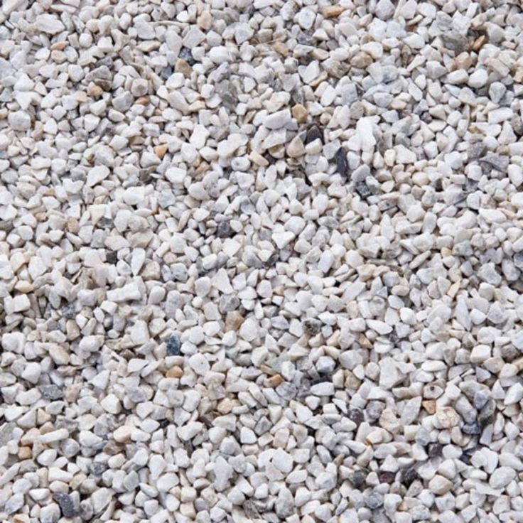 Koristekivi Benders Graniittimurske 8-12 mm, 15 kg säkki, valkoinen