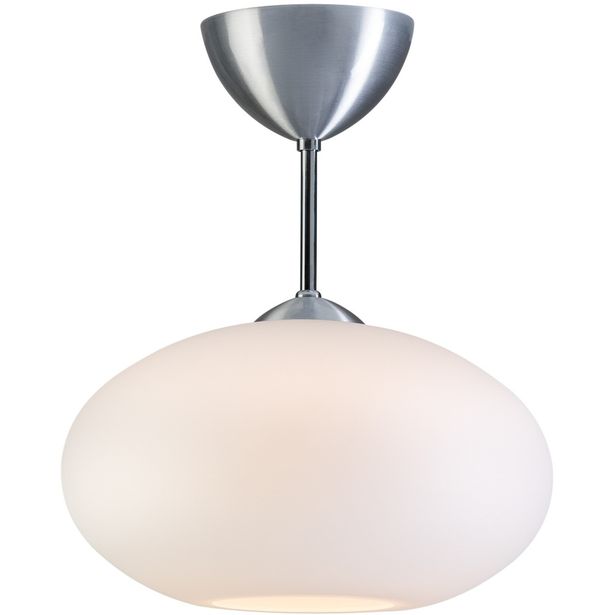 Plafondi Belid Bullo, Ø27 cm, alumiini/lasi