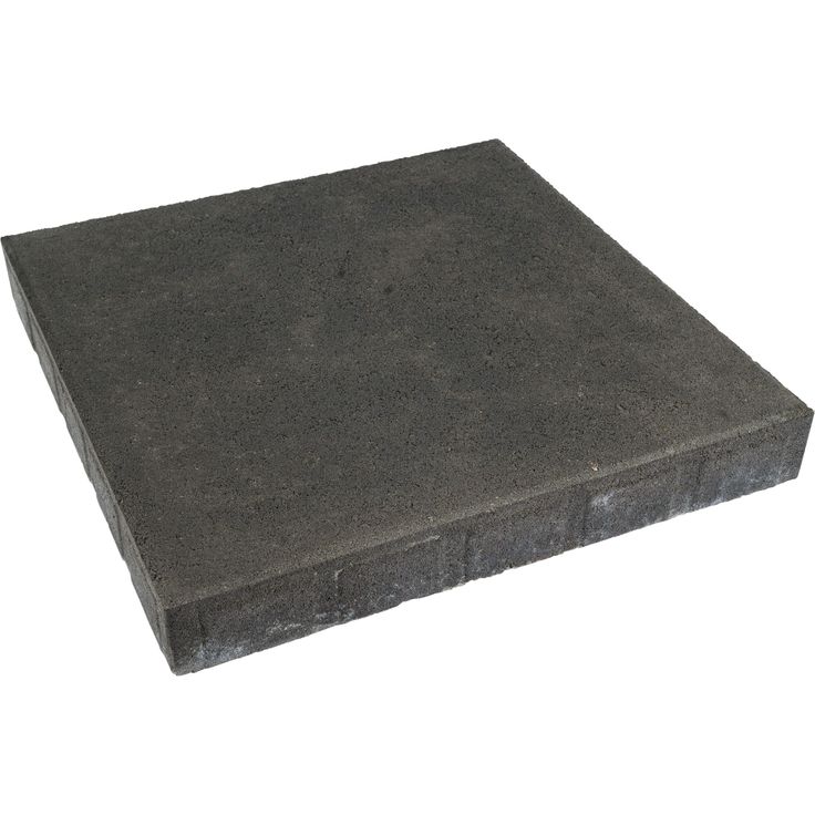 Betonilaatta 600x600x80mm, sileä, musta