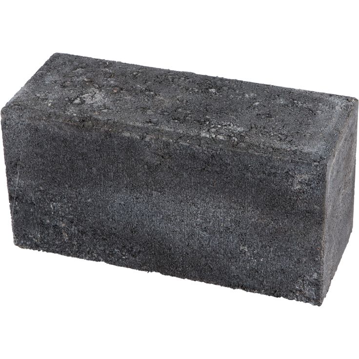 Muurikivi 300x150x120mm, sileä, musta