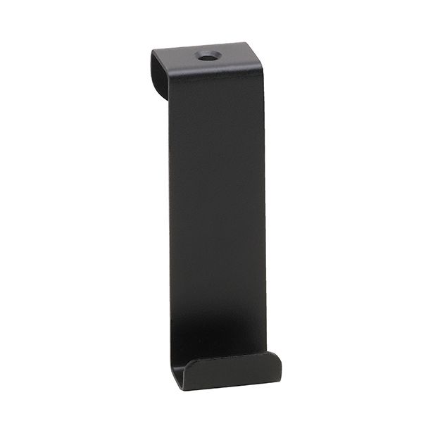 Koukku oveen Bemeta Dark, 25x34x85 mm, musta