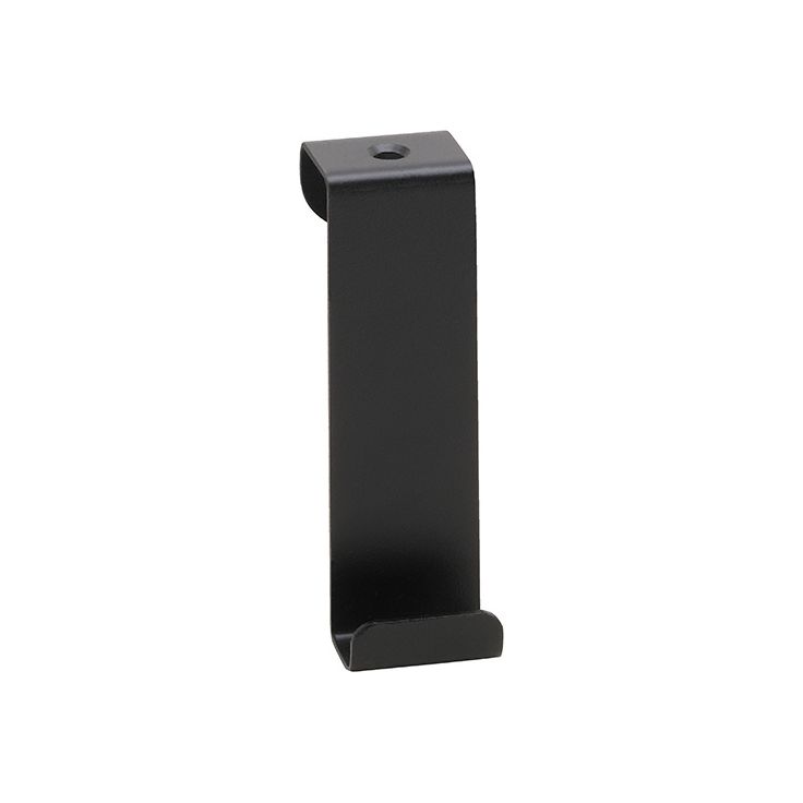 Koukku oveen Bemeta Dark, 25x34x85 mm, musta