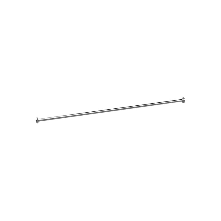 Suihkuverhotanko Bemeta, 1500 mm, koottu, kiillotettu teräs