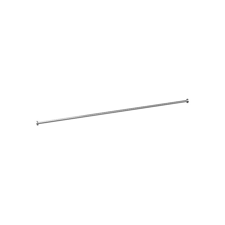 Suihkuverhotanko Bemeta, 2000 mm, koottu, kiillotettu teräs