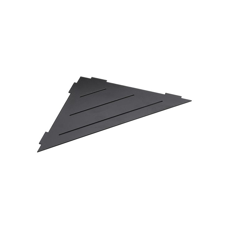 Suihkuhylly Bemeta Cytro, 297x210x2 mm, mattamusta