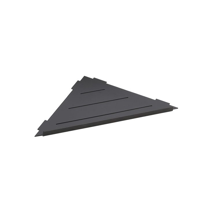 Suihkuhylly Bemeta Cytro, 300x135x15 mm, mattamusta