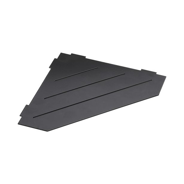 Suihkuhylly Bemeta Cytro, 297 mm, mattamusta