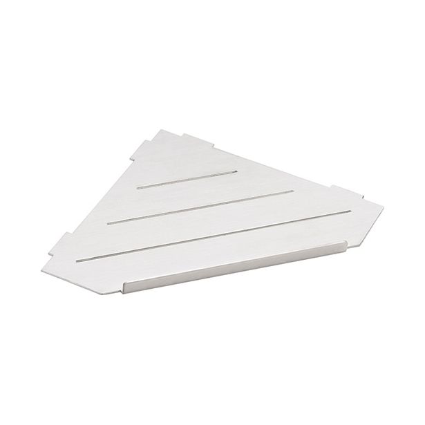 Suihkuhylly Bemeta Cytro, 297x210x15 mm, harjattu hopea