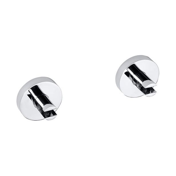 Pidikkeet kylpyhuoneen lasihyllylle Bemeta Omega, 55 mm, 2 kpl, kiiltävä kromi