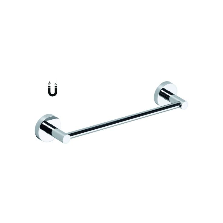 Magneettinen pyyheteline Bemeta Rawell, 206 mm, kiillotettu teräs
